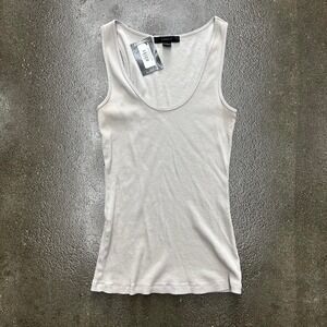 Express Y2k Cream glittery Size Medium tank top